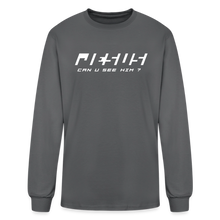 Load image into Gallery viewer, Can U See Him ? Long Sleeve T-Shirt - charcoal
