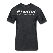Load image into Gallery viewer, Can U See Him Fitted Cotton/Poly T-Shirt by Next Level - heather black
